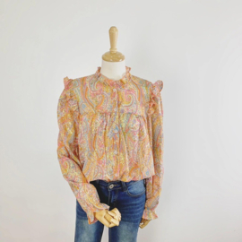 Multicolor Blouse Pink Alejandra