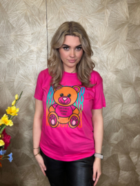T-Shirt Not A Designer T-Shirt - Hot Pink