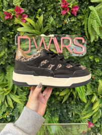 DWRS WALTON leopard - Sneakers | Black / Beige - B11387-06
