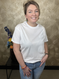 T-Shirt Color New Order Back - White