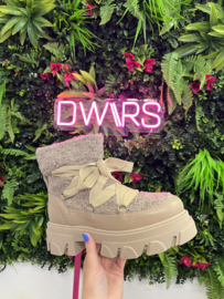 DWRS - HARBIN Bikerboots -  Taupe B9930-08
