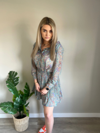 Multicolor Purple Rokje