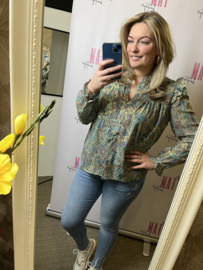 Multicolor Blouse Purple Alejandra