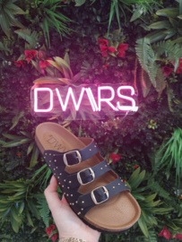 DWRS - KOMODO leer - Slippers | Black - S2561 - 04