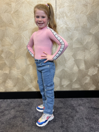 PLUTO sequins -  KIDS Sneakers | Pink / Blue J5217K-01