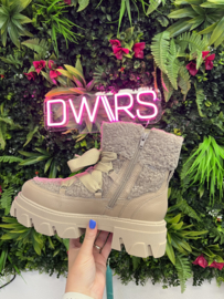 DWRS - HARBIN Bikerboots -  Taupe B9930-08
