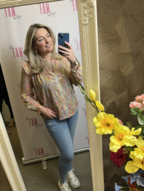 Multicolor Blouse Pink Alejandra