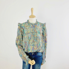 Multicolor Blouse Purple Alejandra