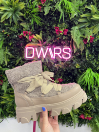DWRS - HARBIN Bikerboots -  Taupe B9930-08