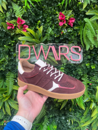 DWRS - MIRABEL suede - Sneakers | Bordeaux / Off White B11548-01