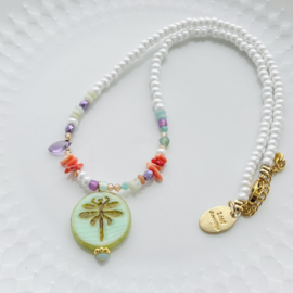 DIY pakket Dragonfly ketting,