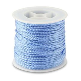 Trendy koord 2mm Light blue, 1 meter