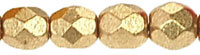 Fire polish 4mm Matte - Metallic Flax, 5 gram (c.a 60 st.)