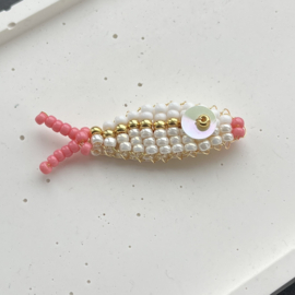 DIY pakket kralenvisje White-Guava
