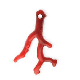 Acryl hangers koraal Red 21-31x6-21, per 4 stuks