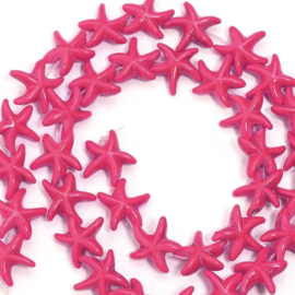 Zeester 14mm Fuchsia, per stuk