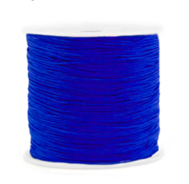 Macrame draad 0,8mm Cobalt blue 10 mtr