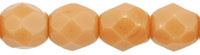 Fire polish 4mm Milky Caramel, 5 gram (c.a 60 st.)