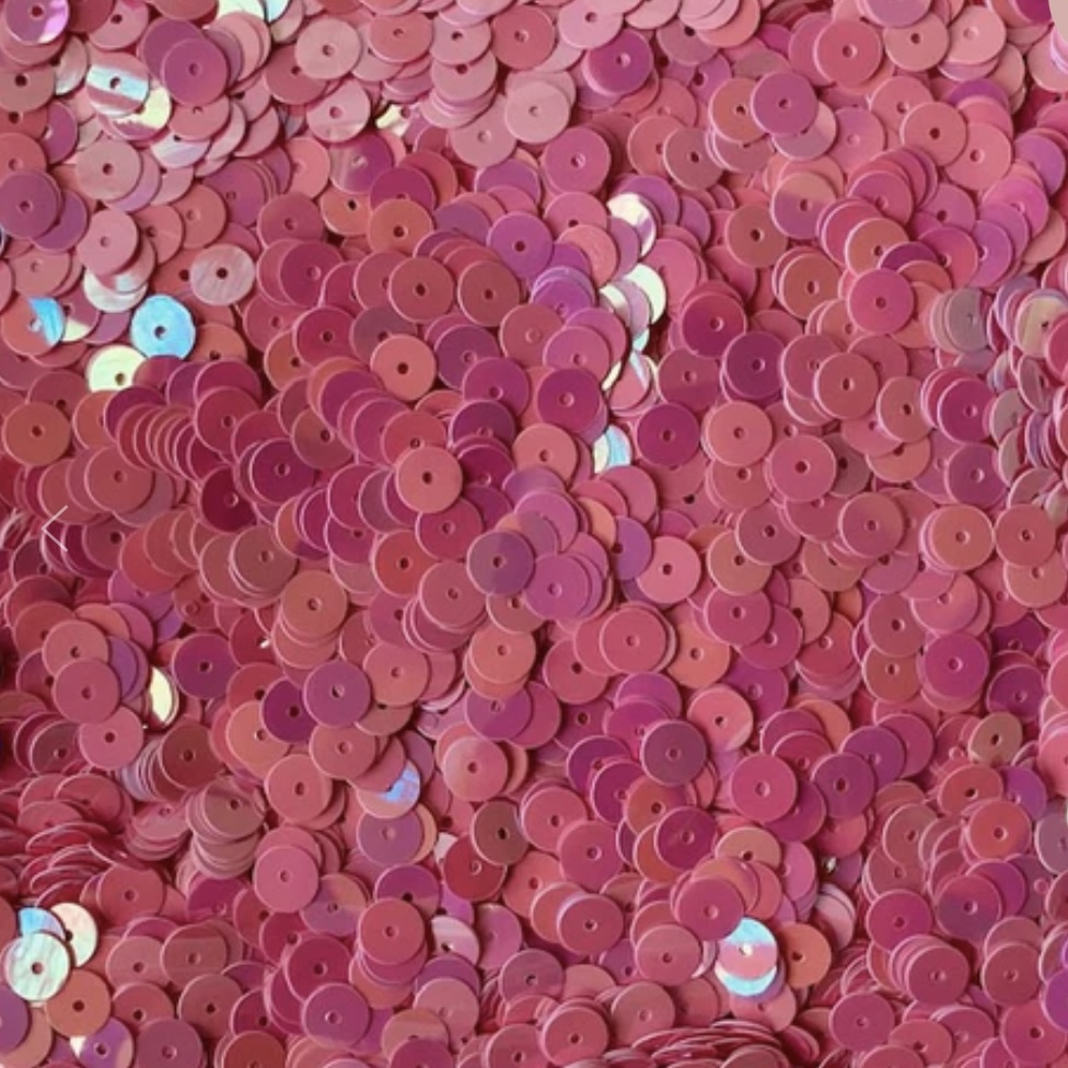 Pailletten Bubblegum Pink 5 & 8 mm, 20 stuks