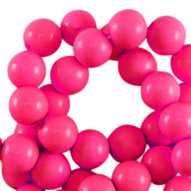 18 mm acryl kralen shiny Pink, 10 stuks