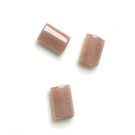 Moonstone 15x10mm Vintage pink, 1 stuk