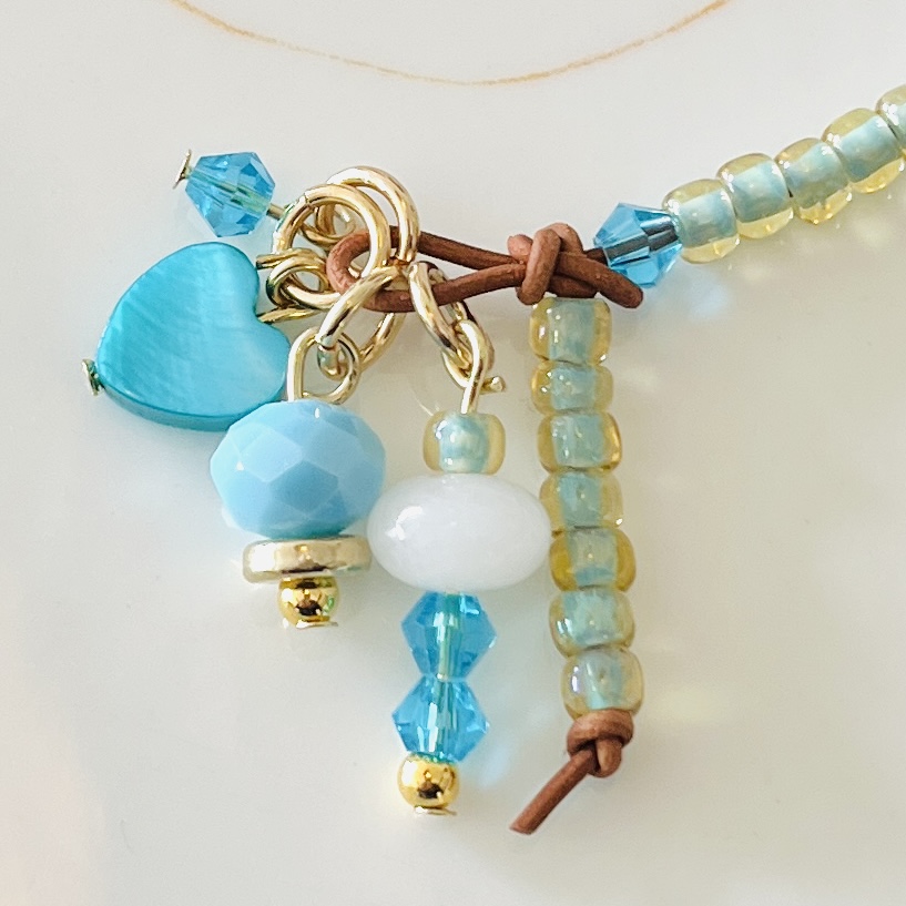 DIY pakket Krab armband Turquoise