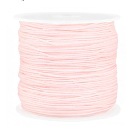 Macrame draad 0,8mm Baby pink 10 mtr