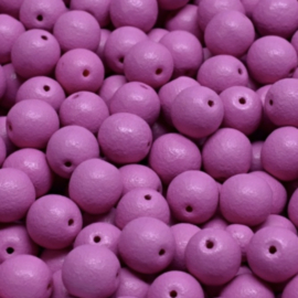 Round Druck Beads 6mm Crocus, per 10 gr.