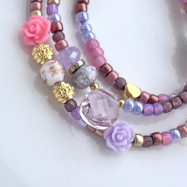 DIY pakket wikkel armband Pastel