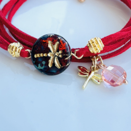 DIY pakket Dragonfly Red-Goud