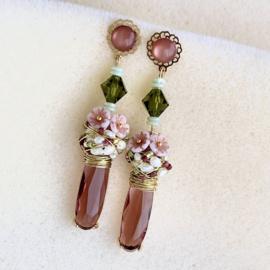 Rhinestone Saffier, 2 stuks