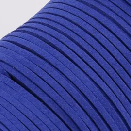 Faux suede 2,5mm Royal blue, 1 meter