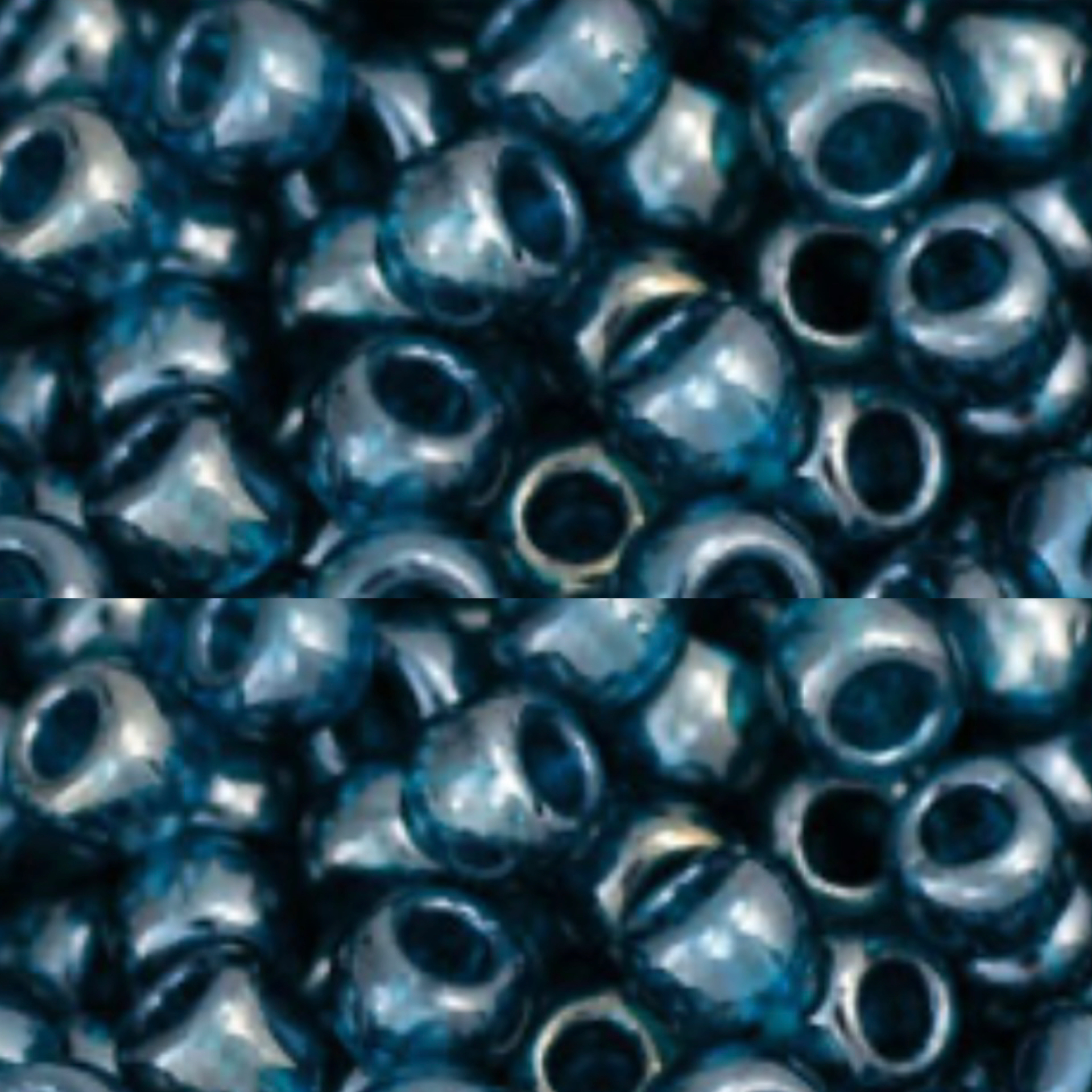 TOHO 6/0 Transparent-Lustered Teal, 10 gram