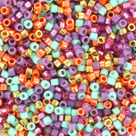 Miyuki kralen delica's 11/0 Boho mix133, 5 gram