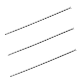 Roestvrij stalen (RVS) nietstiften 35mm stainless steel Zilver, p. 20 stuks