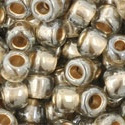 TOHO 6/0 Gold-Lined Black Diamond, 10 gram