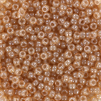 Miyuki rocailles 11/0 Ceylon translucent jasmine, 10 gram