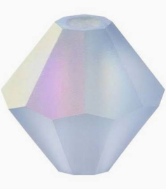 Preciosa bicone 3 mm - light sapphire ab matt