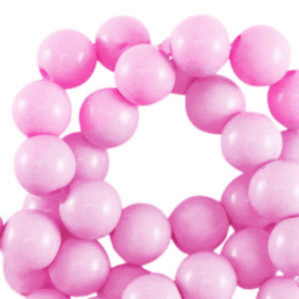 18 mm acryl kralen shiny Light pink, 10 stuks