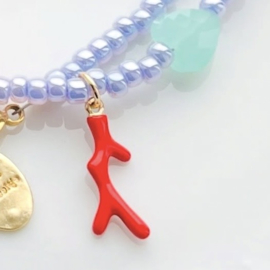 Bedel emaille Koraal, 1 stuk