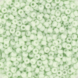 Miyuki rocailles 11/0 opaque light mint, 10 gram