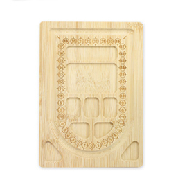 Sieraden rijgbord hout Natural