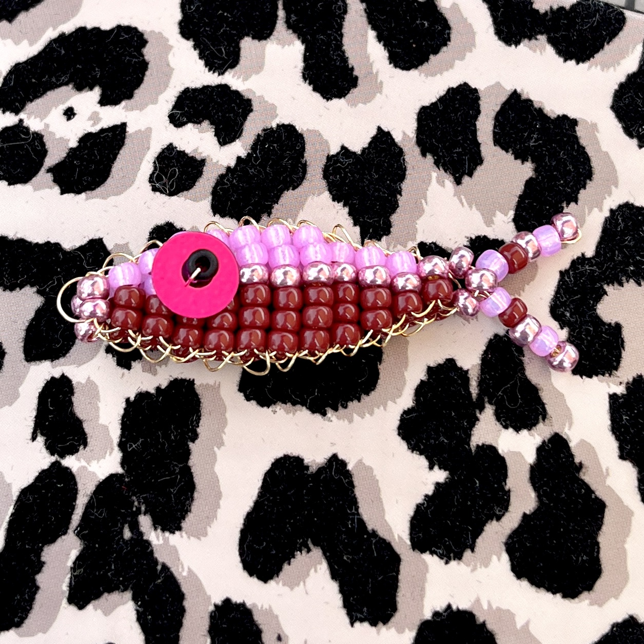 DIY pakket kralenvisje Red-Pink
