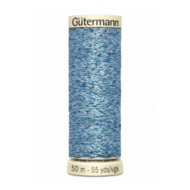 Metallic garen van Gütermann 50 meter Licht blauw-Metallic, kleurcode: 143