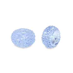 Resin kralen rondellen 6mm Blue, 10 stuks