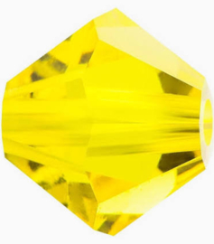 Preciosa bicone 3 mm - citrine