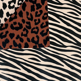 Sticker Wild thema 5 prints, 10 stuks