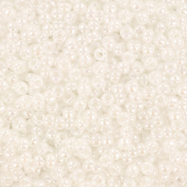 Miyuki rocailles 11/0 ceylon white pearl, 10 gram