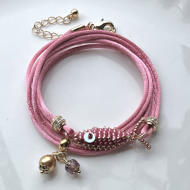 DIY pakket kralenvisje Dark rose & armband