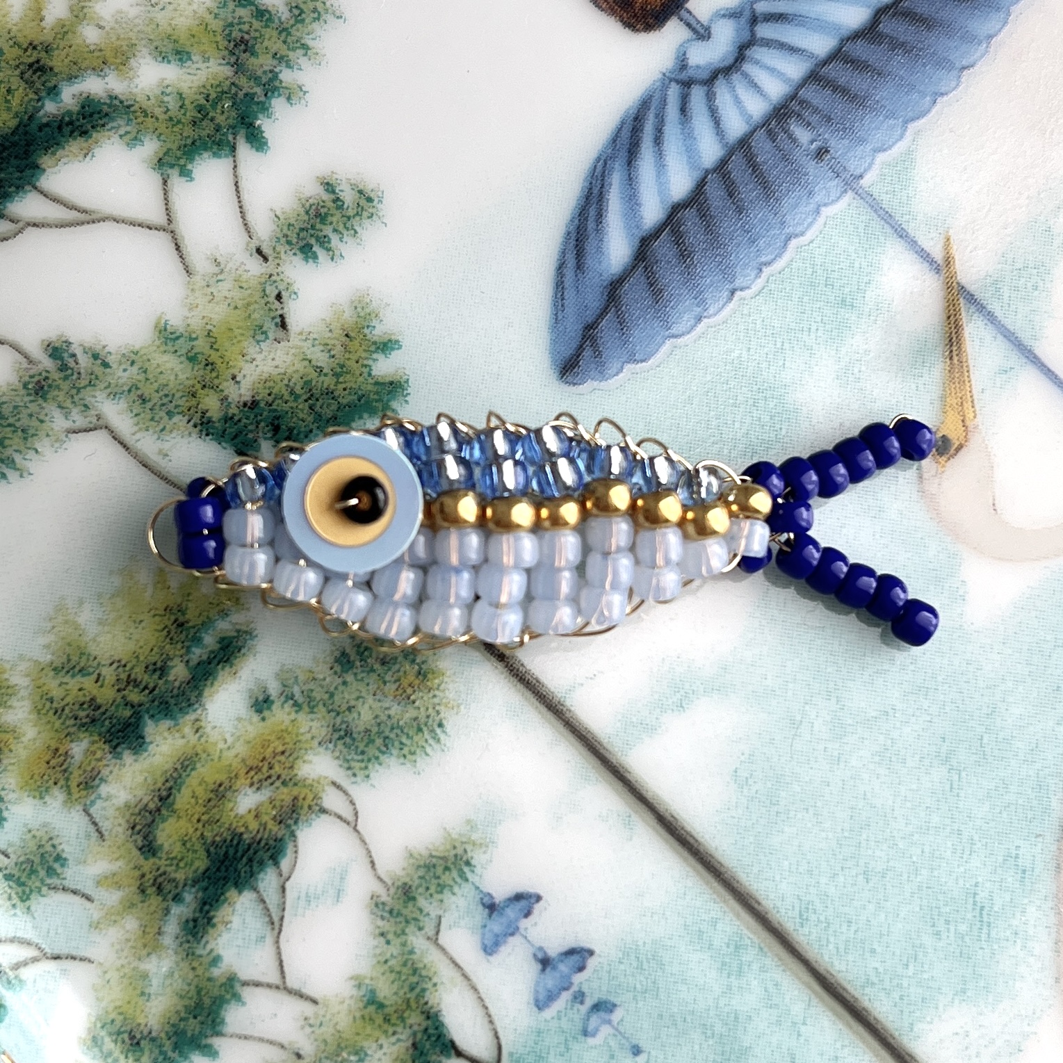 DIY pakket kralenvisje I am blue